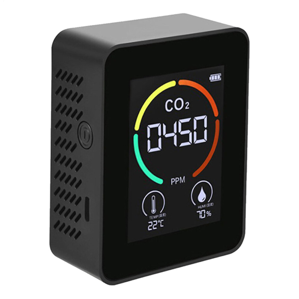 Infrareds Carbon Dioxide Detector Tabletop Co2 Meter Temperature Humidity Air Analyzer 9382693930682