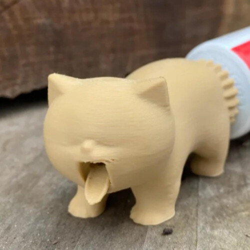 Cat Toothpaste Dispenser with Playful Kitten Design, Easy Button Release for Kids Bathroom 1