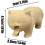 Cat Toothpaste Dispenser with Playful Kitten Design, Easy Button Release for Kids Bathroom 4