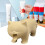 Cat Toothpaste Dispenser with Playful Kitten Design, Easy Button Release for Kids Bathroom 3