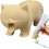 Cat Toothpaste Dispenser with Playful Kitten Design, Easy Button Release for Kids Bathroom 5