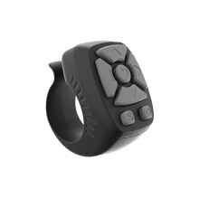 Bluetooth Remote 7-Button Selfie Camera for Short Videos, Compatible with Flip Cameras, Black, 1 Piece