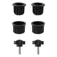 6 Pieces Parasol Base Support Hole Ring Plug Cover Patio-Set