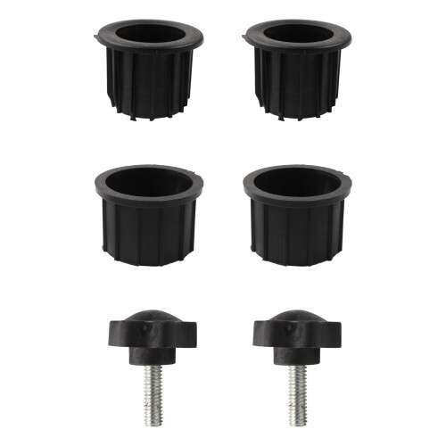 6 Pieces Parasol Base Support Hole Ring Plug Cover Patio-Set