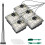 Starter Tray with Grow Light  Starter Kit Adjustable-Black 1