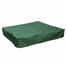 Oxford Cloth Square Sandpit Cover Garden Swimming-Green 180cm