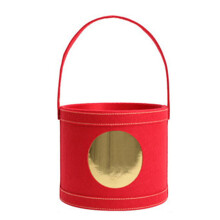 Fu Character Flower Pot Desktop New Year Lucky Flower Vase-S