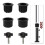6 Pieces Parasol Base Support Hole Ring Plug Cover Patio-Set 4