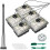 Starter Tray with Grow Light  Starter Kit Adjustable-Black 6