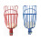 Metal Fruit Picker Telescopic Length Deep Basket Picking-Red 2