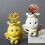 Cute Bee Ceramic Succulent Small Plant Pot Mini-Glaze white 7
