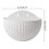 Flower Pot Exquisite Wall-mounted Plastic Wall Hanging-grey 2