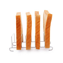 Stainless Steel Toast Rack, 2 Pieces, 8 Slice Grid Toast Holder