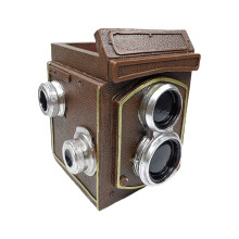 Creative Camera Flower Pot Garden Plant Suitable for-Brown