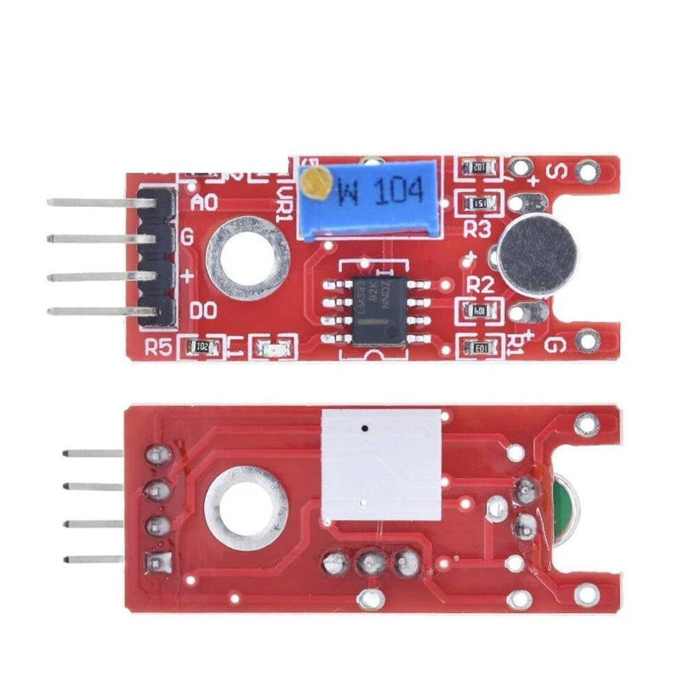 Microphone Voice Sound Sensor Module Ky038 Analog And Digital Output Compatible Adjustable Sensitivity 3.35V 9426802715507