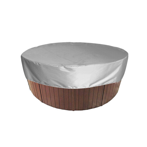 Portable Hot Tub Cover Cap Various Sizes-Silver 200x30cm
