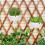 Flower Pot Exquisite Wall-mounted Plastic Wall Hanging-grey 6