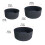 Large Capacity Plant Container Non Woven Fabric Plants-Black 62 2