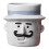 Succulent Durable Exquisite Ceramic Flower Pot-White matt Uncle 1