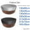 Portable Hot Tub Cover Cap Various Sizes-Silver 200x30cm 3