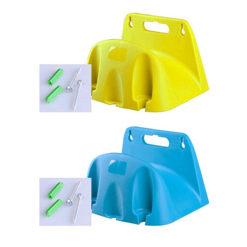 Wall Mounted Garden Hose Plastic Holder Watering-yellow 1