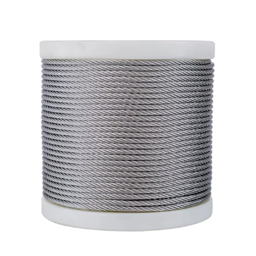 1.2Mm 304 Stainless Steel Wire Rope 7X7 Strand Rust Resistant Flexibility For Sculpting 9347817344912