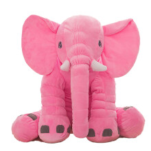 Almohada de peluche en forma de elefante 28  33 cm / 33  40 cm para bebé