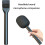 Professional Interviewer Mic Adapter Stick With Interchangeable Mount For Lapel Mic And Various Devices 3