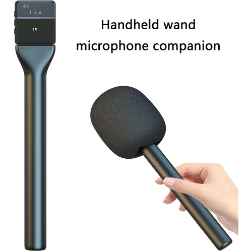 Professional Interviewer Mic Adapter Stick With Interchangeable Mount For Lapel Mic And Various Devices 2