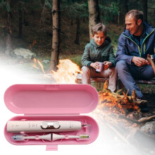 Custodia da Viaggio per Testina di Spazzolino Elettrico Portatile - PP di Qualità Alimentare, 21,5x8,0x4,5cm