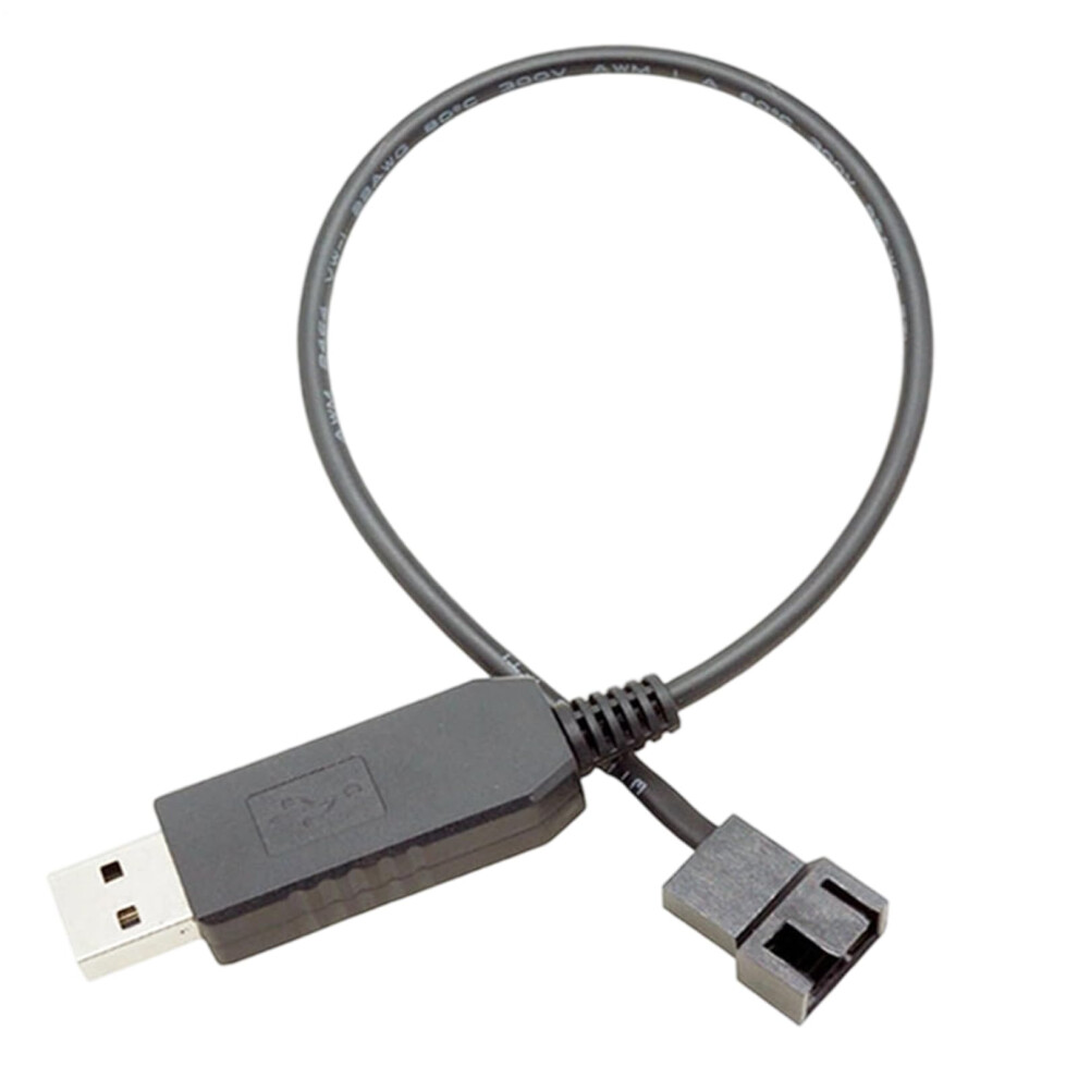 Case Fan Adapter 3Pin/4Pin Usb Pwm Converter Fan Speed Regulator For Computer Desktop Car Maintenance Cooling System 9189345432514