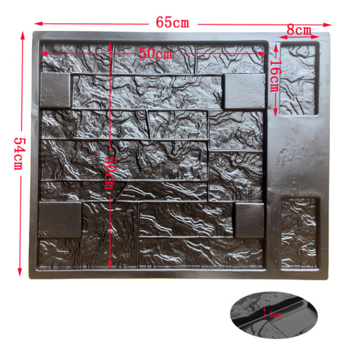 Plastic Wall Concrete Molds, Tiles Bricks Mold, Bricks Maker 2