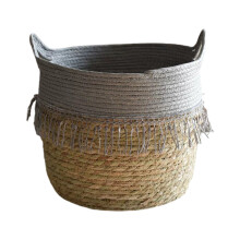 Hand Woven Rattan Plant Basket Indoor Outdoor-Caliber 30 cm