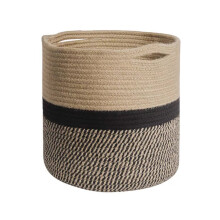 Hand Woven Straw Planter Basket Indoor Outdoor Storage-A03