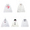 Non-Woven Christmas Tree Protective Cover Warm Winter-Skull 2