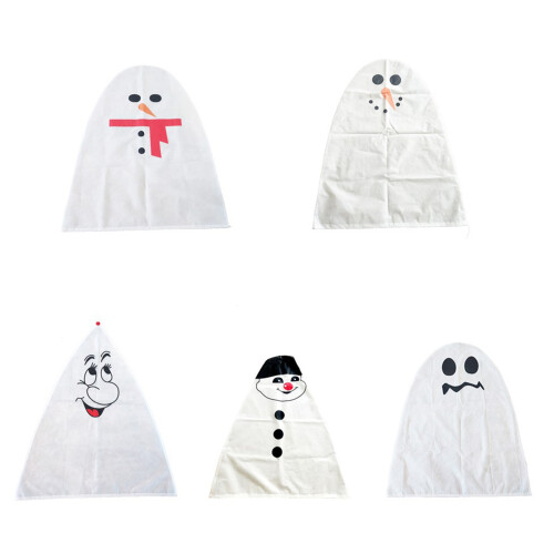 Non-Woven Christmas Tree Protective Cover Warm Winter-Skull 1