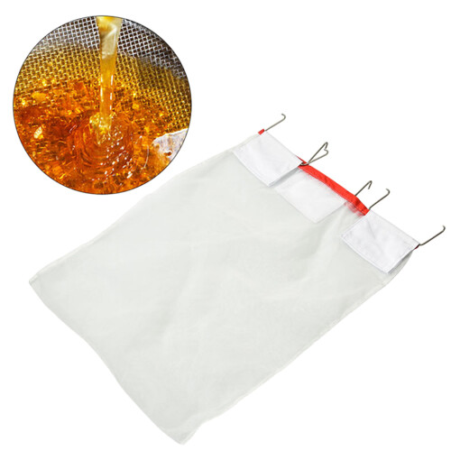 Beekeeping Equipment Honey Strainer Filter Honey Sifter-White 2