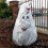 Non-Woven Christmas Tree Protective Cover Warm Winter-Skull 5