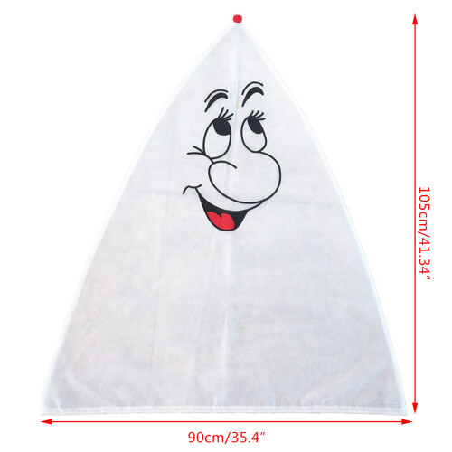 Non-Woven Christmas Tree Protective Cover Warm Winter-Skull 2