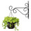 European Style Wall Hanging Flower Pot Support Bracket-White 5