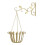 European Style Wall Hanging Flower Pot Support Bracket-White 2