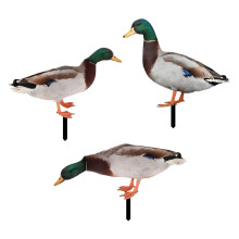 3 Pack Ducks Yard Signs for Outdoor Yard Lawn Garden Acrylic
