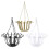 European Style Wall Hanging Flower Pot Support Bracket-White 3