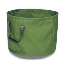 Garden Lawn Leaf Yard Waste Bag Clean Up Tarp Container-Green