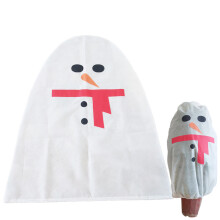 Non-Woven Christmas Tree Protective Cover Warm Winter-red scarf