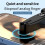 Bluetooth Remote Page Turner for Kindle and Tablet, MultiDevice Wireless Controller, Black 1set 4