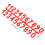 Plastic Sign Frame Beekeeping Marking Board Plastic Beehive-Red 2