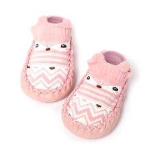 Weiche Babyschuhe, Stricksocken, Lauflernschuhe für Neugeborene, rutschfeste Sohlen, bequem und atmungsaktiv, weiche Sohle, elastisches Design für