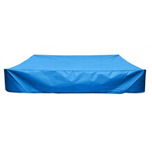 Quadratische Sandkastenabdeckung aus Oxford-Stoff,-Blau 200cm