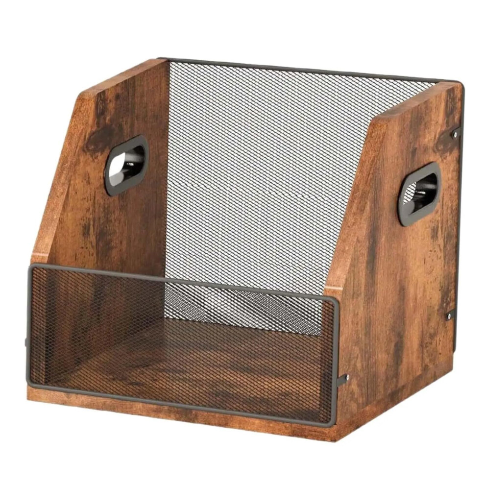 Record Display Rack Compact Tabletop Display Shelf For Cd And Record Bookshelf Compatible 9189345432927
